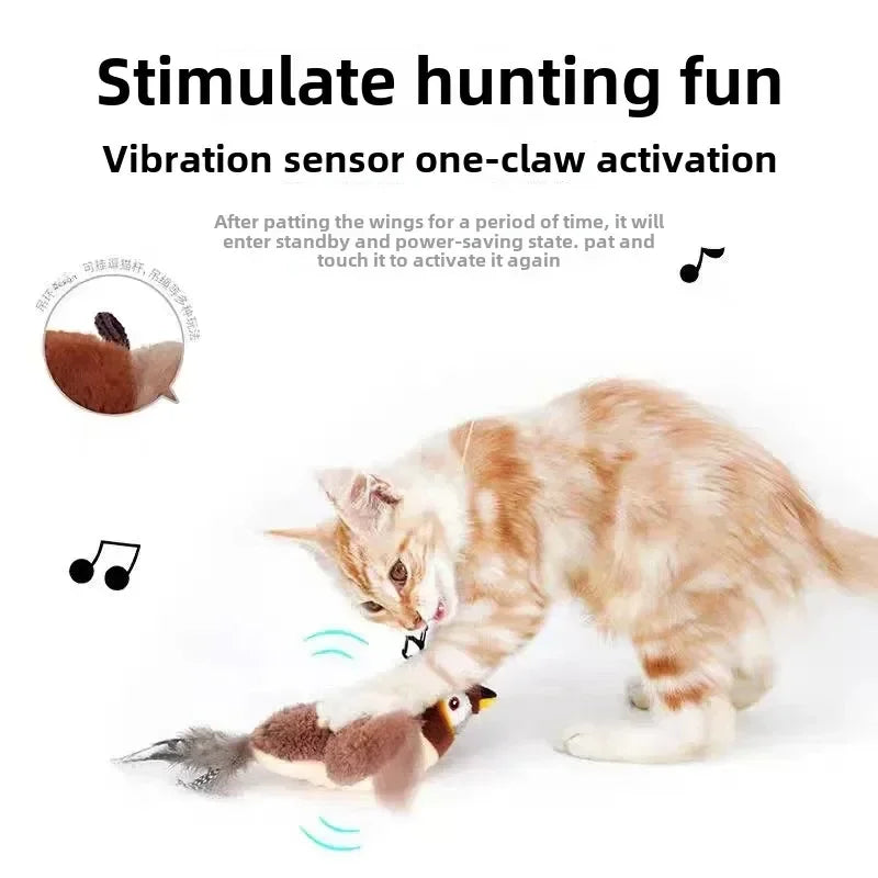 Hot Cat Interactive Electric Pat Bird Toy