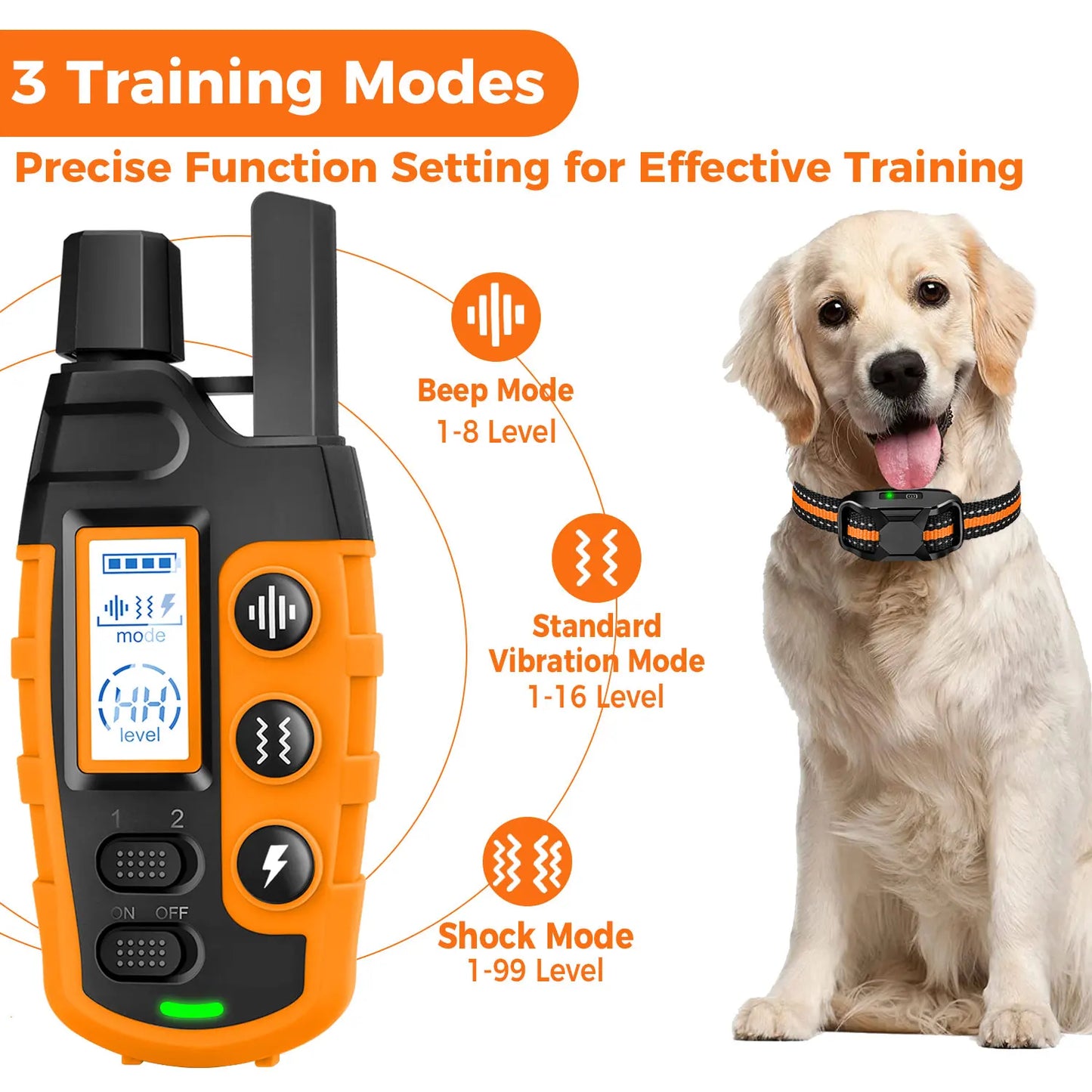 Smart Electric Dog Training Collar – Model RS2-1