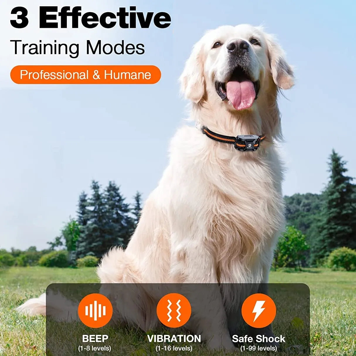 Smart Electric Dog Training Collar – Model RS2-1