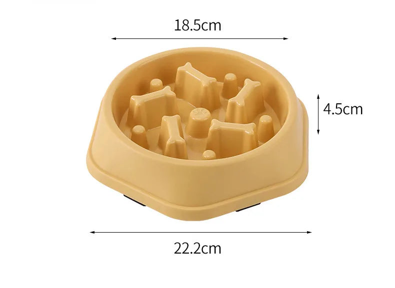 Slow Feeder Pet Bowl – Anti-Choke & Non-Slip Design