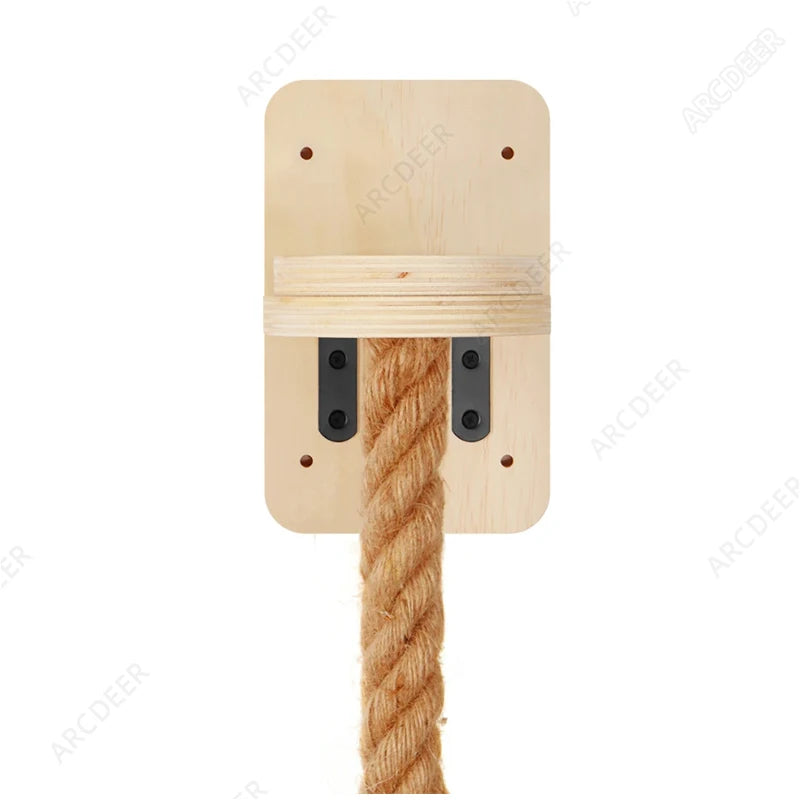 Cat Climbing Rope Tower