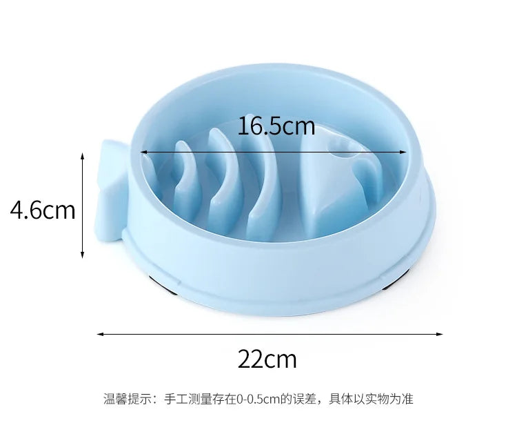 Slow Feeder Pet Bowl – Anti-Choke & Non-Slip Design