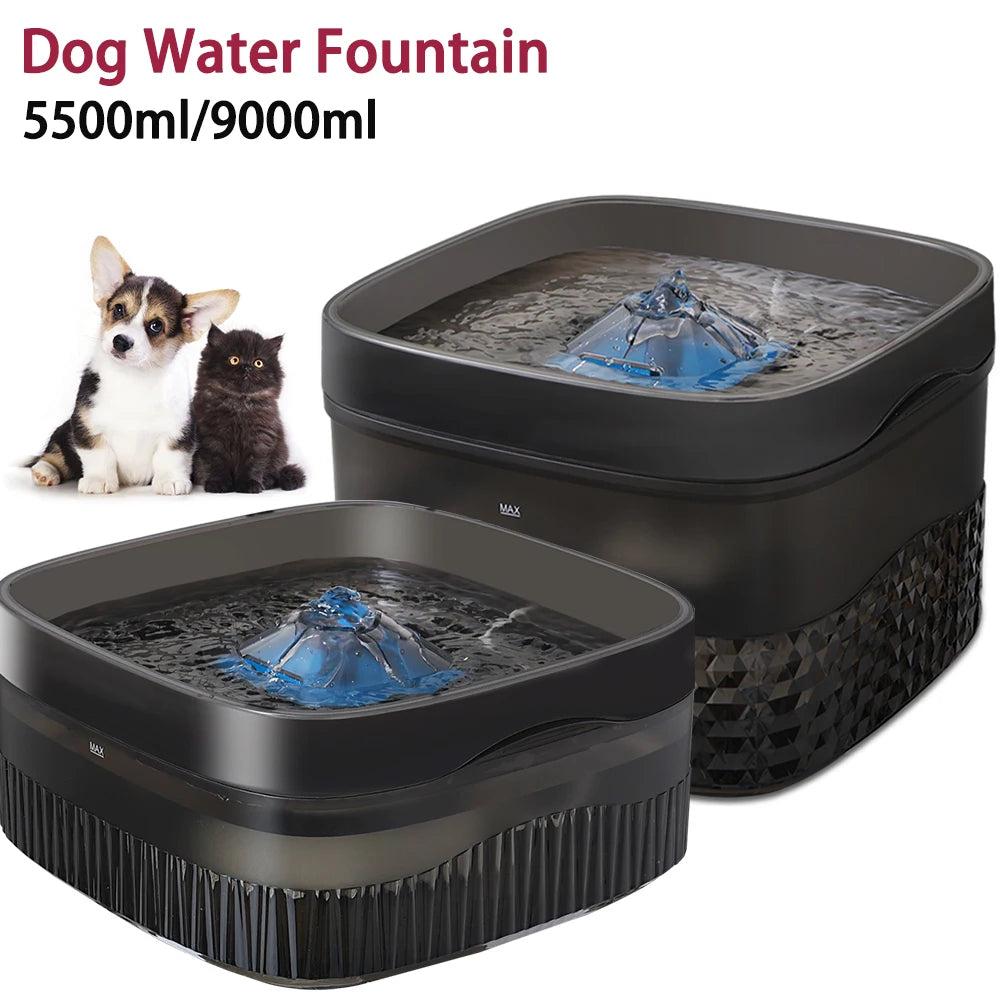 5.5L & 9L Large-Capacity Pet Water Fountain