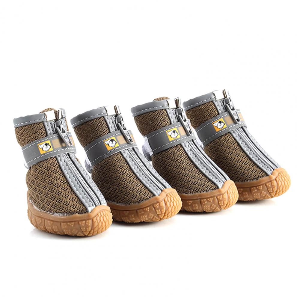 Dog Shoes – 4pcs Waterproof, Breathable & Non-Slip Pet Sneakers