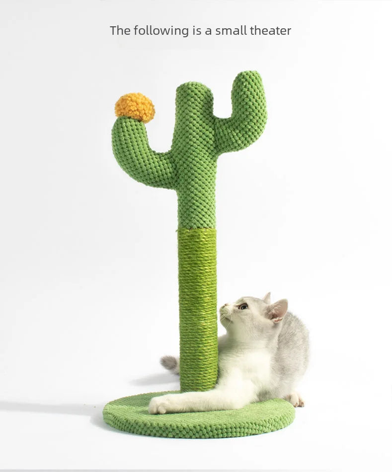 Cactus Cat Climbing Tower & Scratching Post