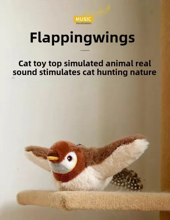 Hot Cat Interactive Electric Pat Bird Toy