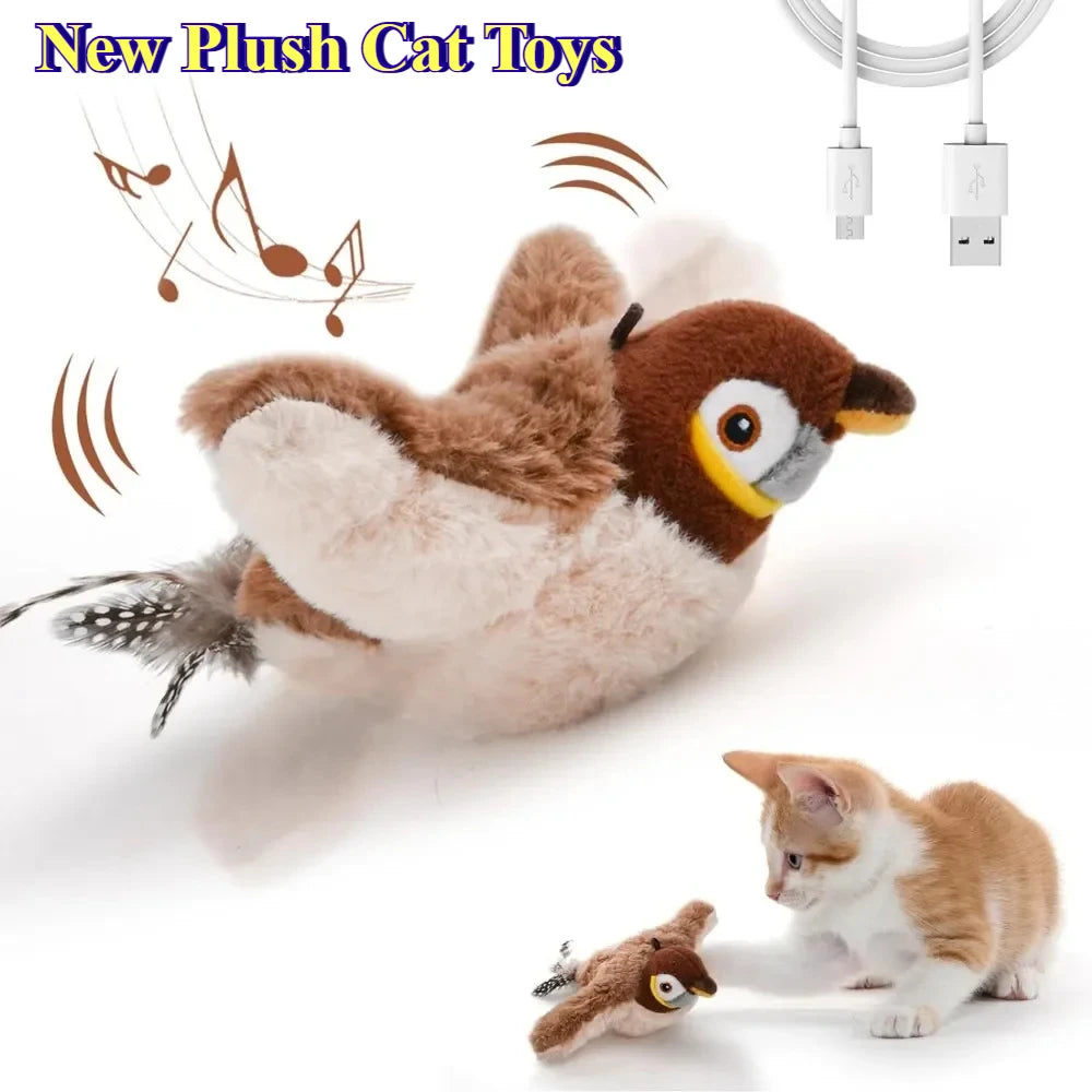 Hot Cat Interactive Electric Pat Bird Toy