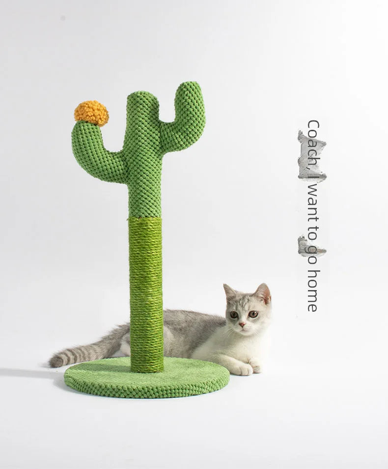 Cactus Cat Climbing Tower & Scratching Post