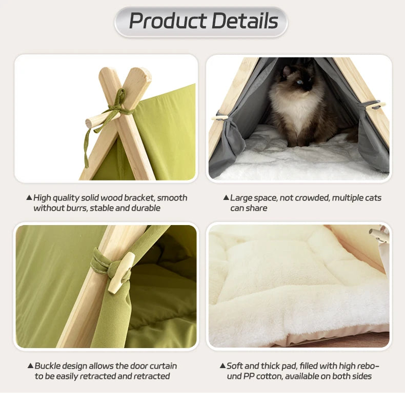 Portable Pet Tent – Cozy Shelter for Dogs & Cats