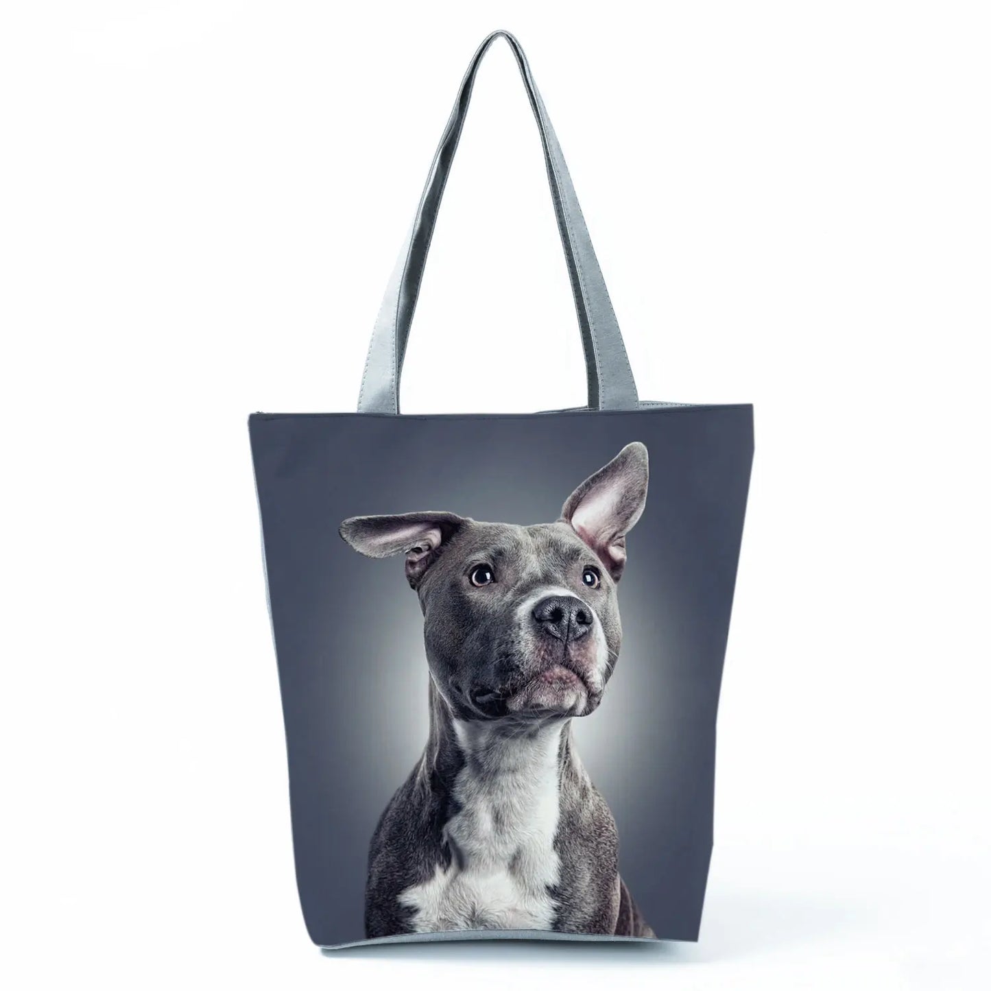 Dog Print Tote Bag – Large Capacity Shoulder & Shopping Bag