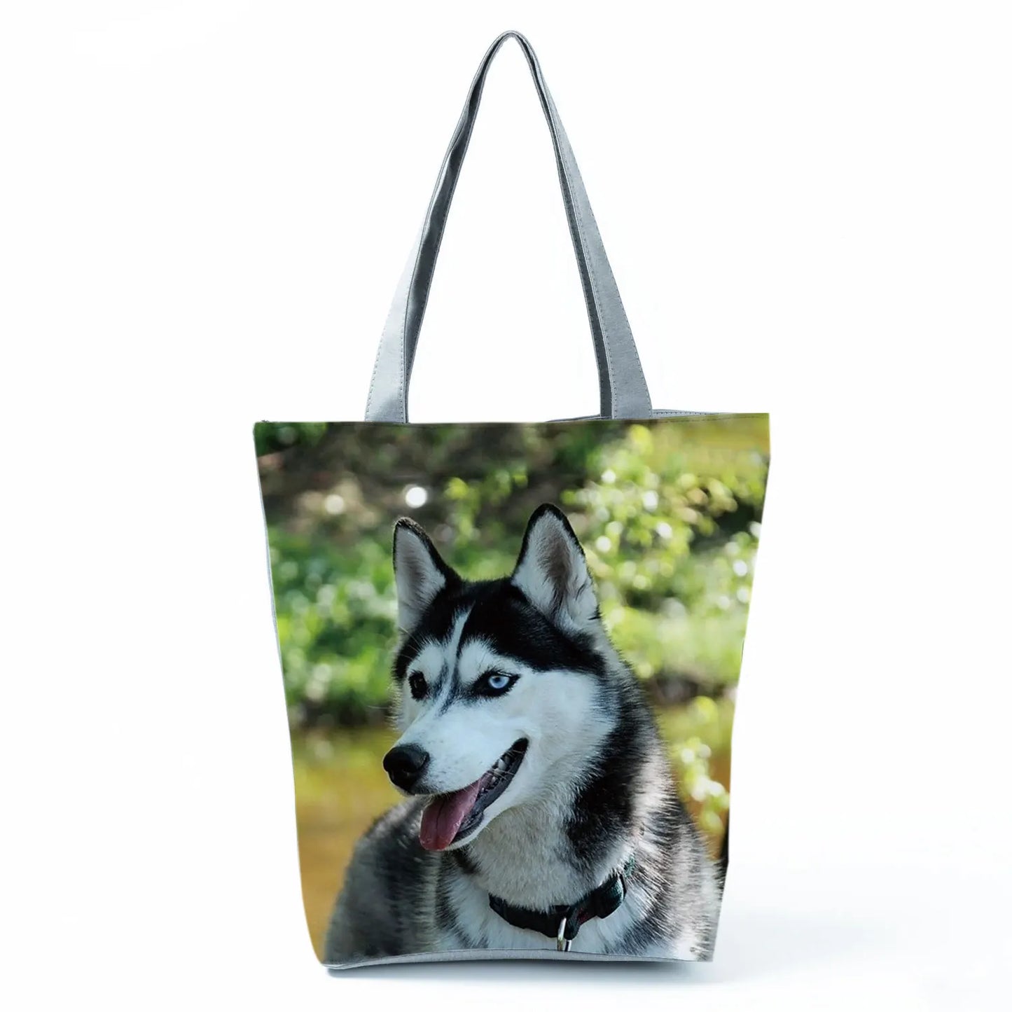 Dog Print Tote Bag – Large Capacity Shoulder & Shopping Bag