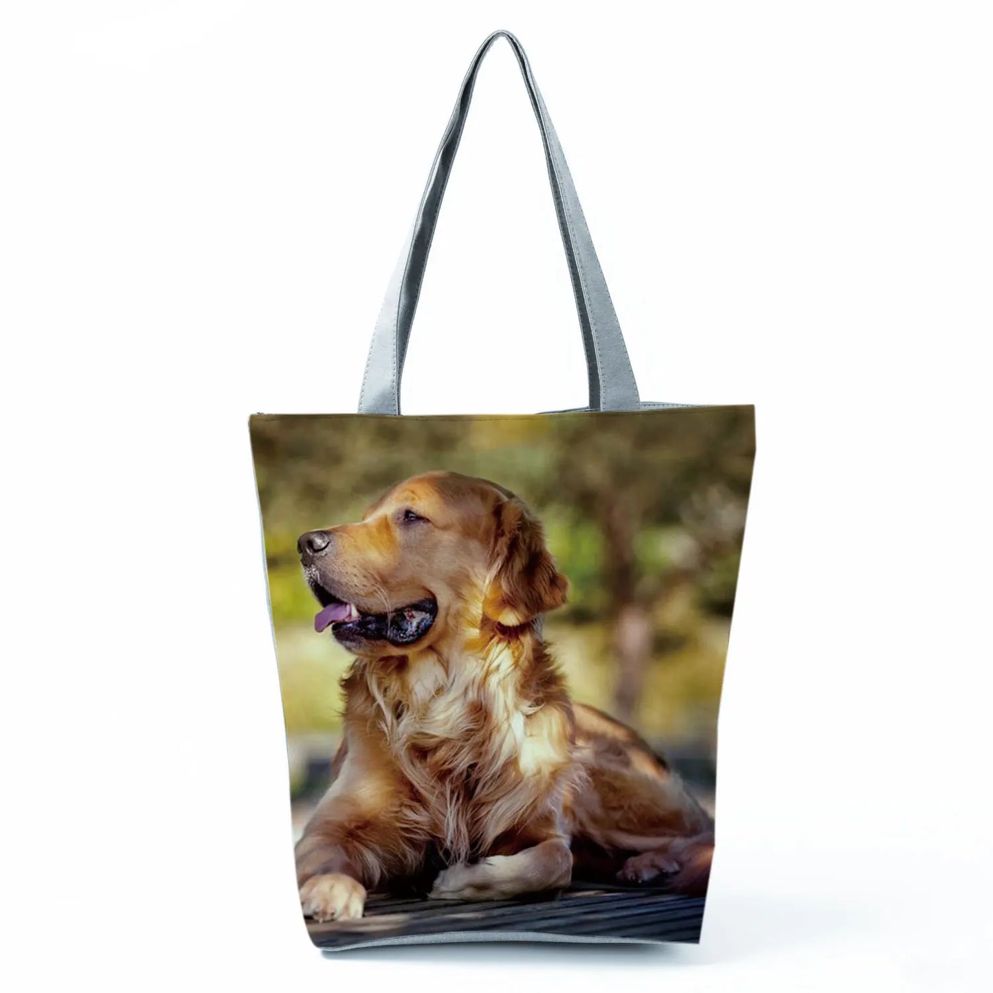 Dog Print Tote Bag – Large Capacity Shoulder & Shopping Bag