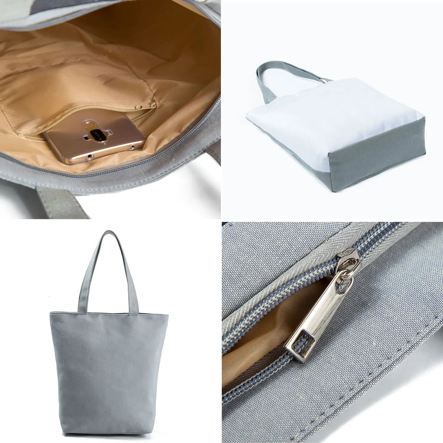 Dog Print Tote Bag – Large Capacity Shoulder & Shopping Bag