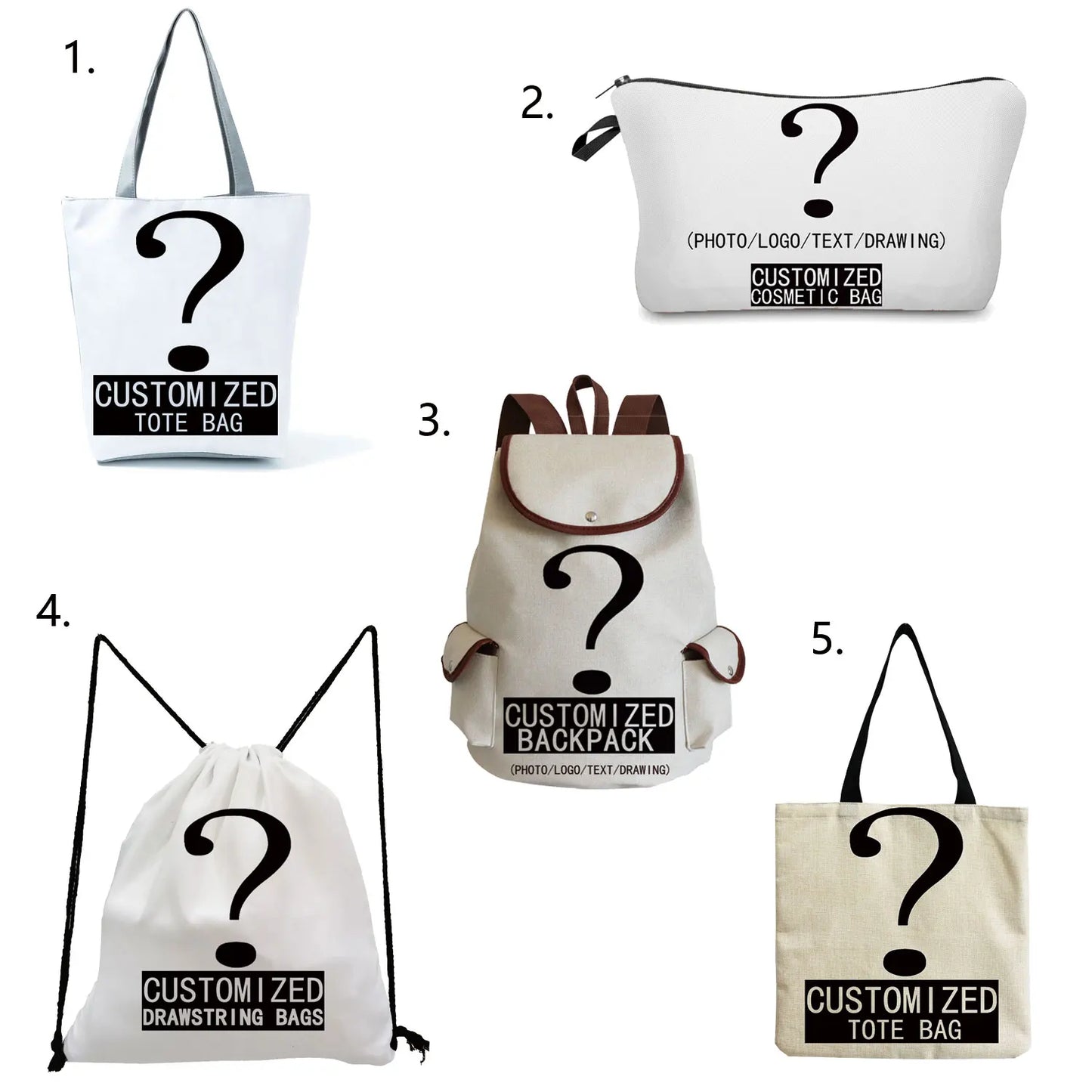 Dog Print Tote Bag – Large Capacity Shoulder & Shopping Bag