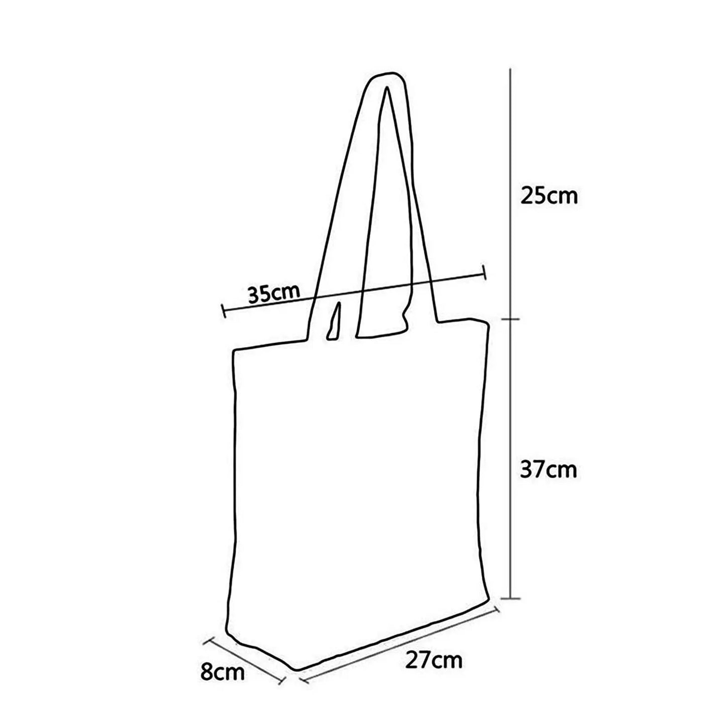 Dog Print Tote Bag – Large Capacity Shoulder & Shopping Bag