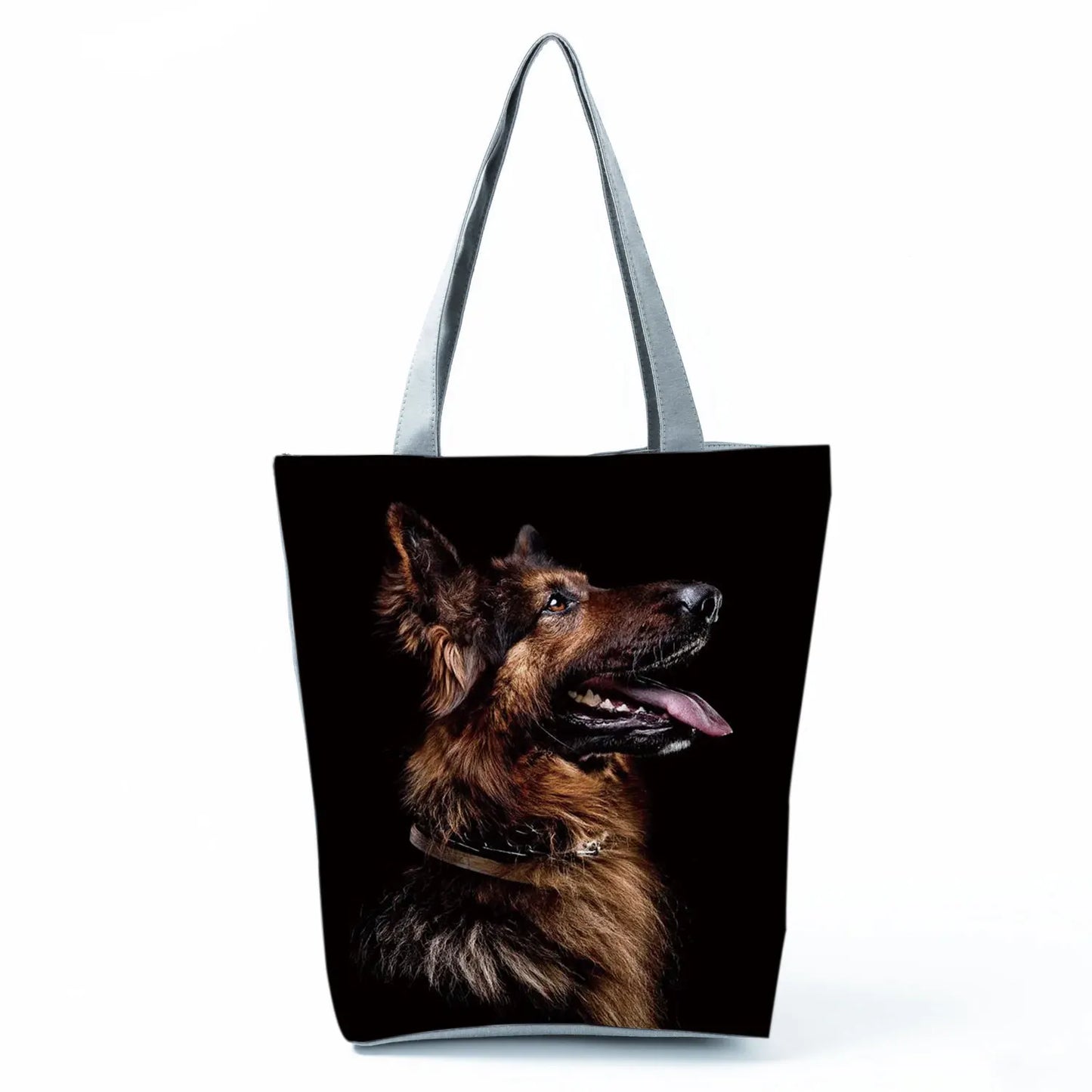 Dog Print Tote Bag – Large Capacity Shoulder & Shopping Bag