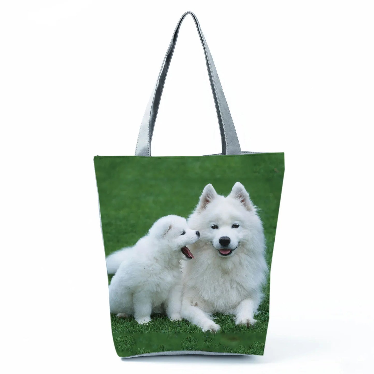 Dog Print Tote Bag – Large Capacity Shoulder & Shopping Bag