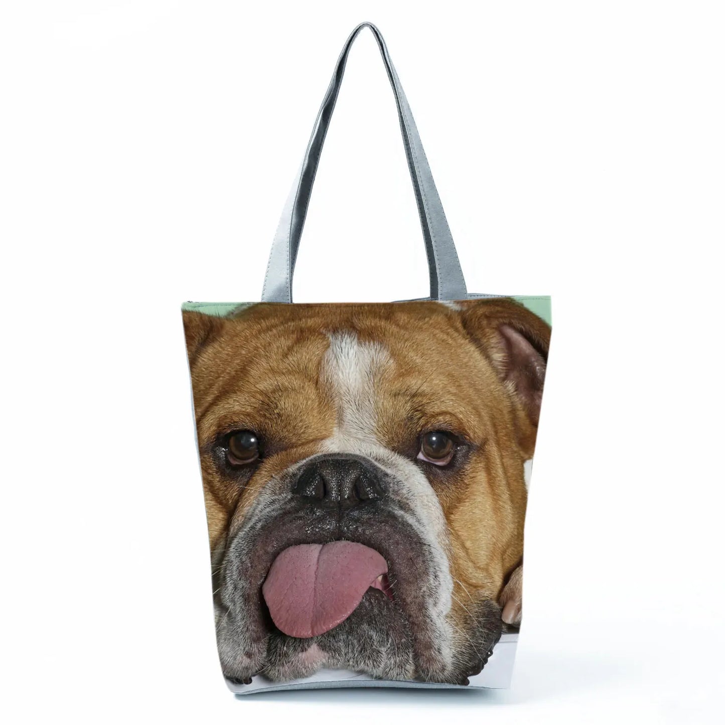Dog Print Tote Bag – Large Capacity Shoulder & Shopping Bag