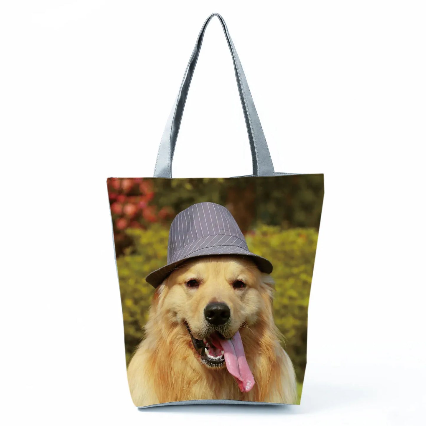 Dog Print Tote Bag – Large Capacity Shoulder & Shopping Bag