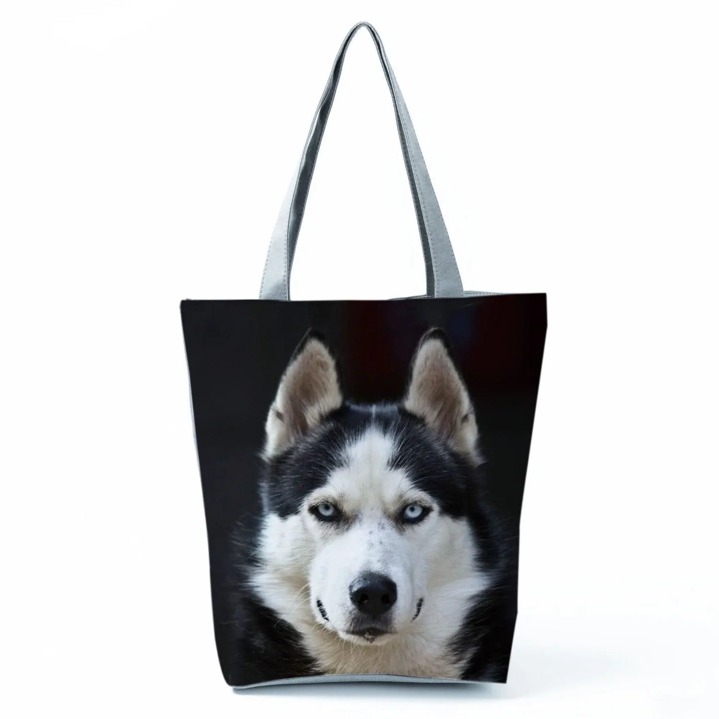 Dog Print Tote Bag – Large Capacity Shoulder & Shopping Bag