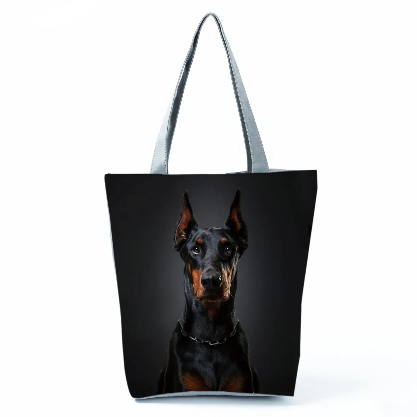 Dog Print Tote Bag – Large Capacity Shoulder & Shopping Bag