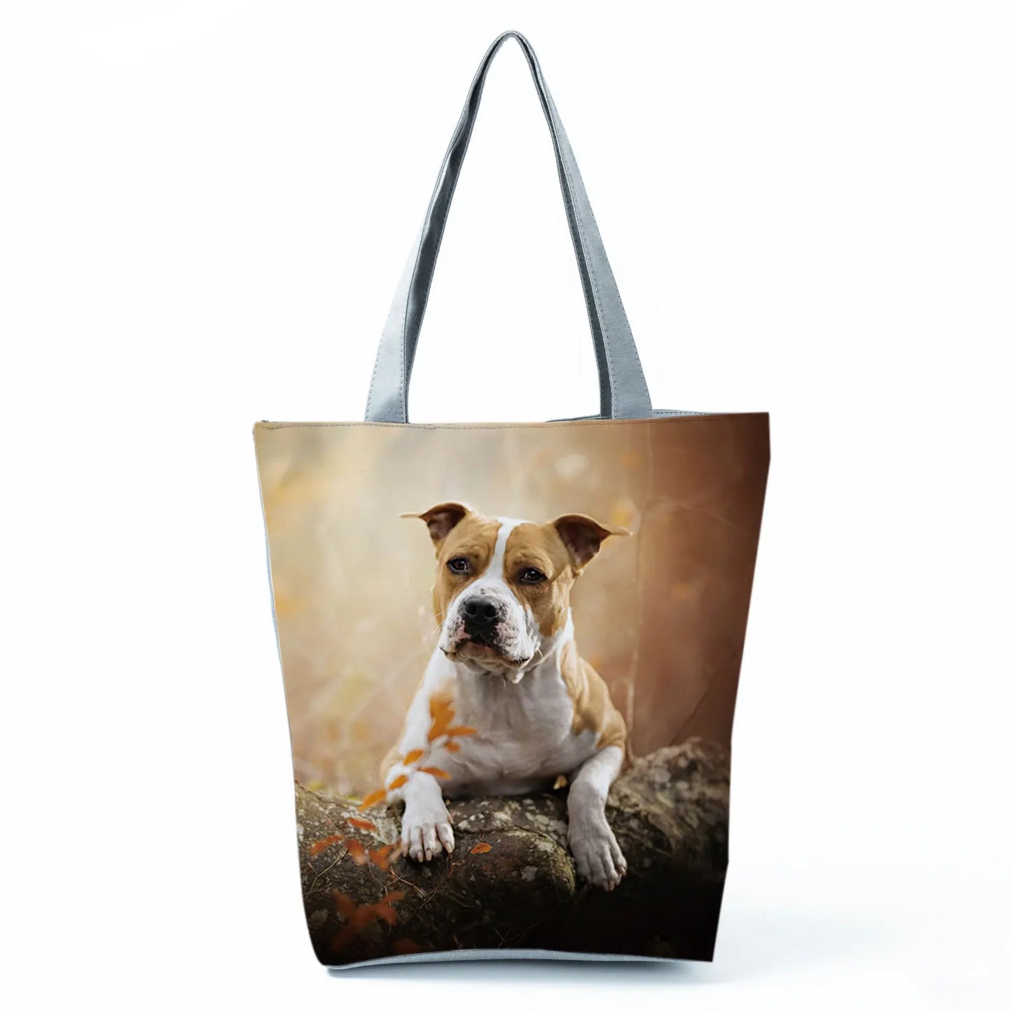 Dog Print Tote Bag – Large Capacity Shoulder & Shopping Bag